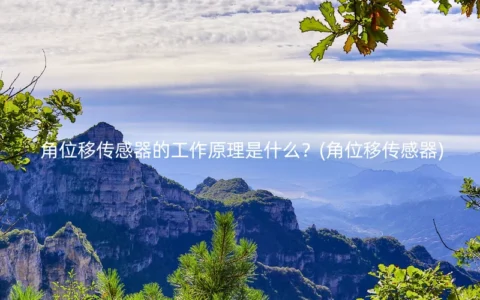 角位移传感器的工作原理是什么？(角位移传感器)