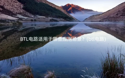 BTL电路适用于哪些应用场景？(btl电路)