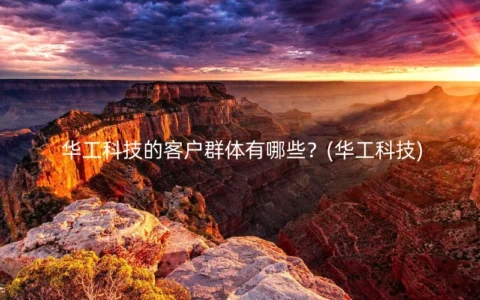 华工科技的客户群体有哪些？(华工科技)