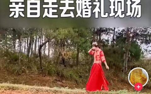 新娘边走边哭，独自步行去参加婚礼，网友知情后称：爹娘好糊涂！-结婚新娘走路去新郎家