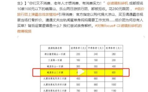 低价团拒收年轻人？低于指导价30%即有猫腻，业内称“有云南团不收东北人”-低价团不购物后果导游会怎么样处理